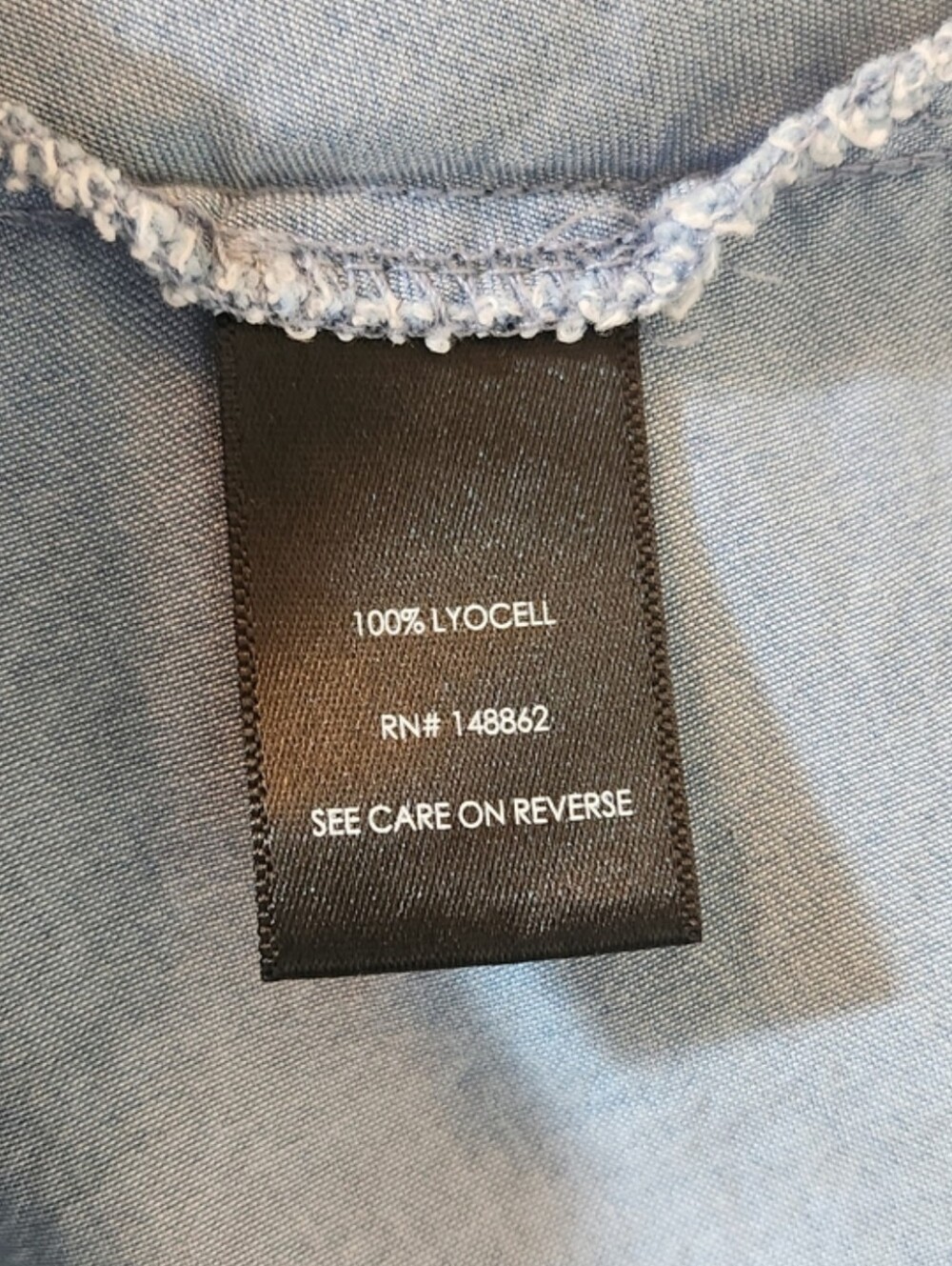 Torrid Light Blue Chambray Button-up Shirt Dress Size 2X - Picture 4 of 4